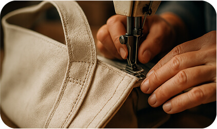 The process of making bags